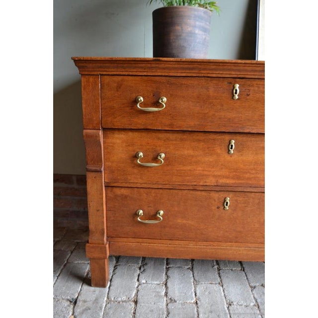 Antique Oak Chest of Drawers For Sale - Image 3 of 10