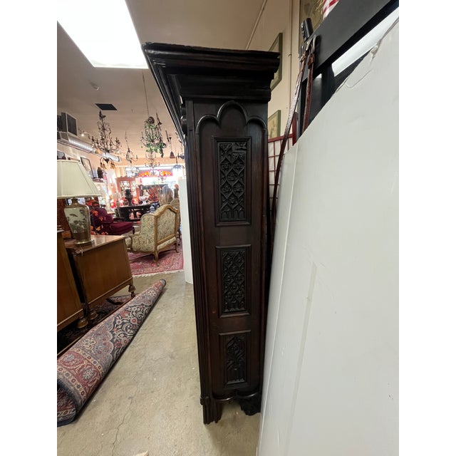 Early 19th Century Amazing 19th Century Walnut Gothic Two Door Bookcase For Sale - Image 5 of 9