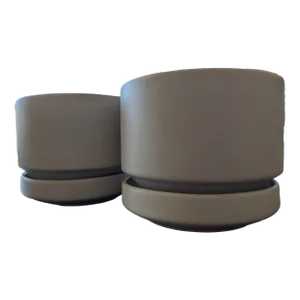Arabia Finland Medium Flower Pot, Richard Lindh Scandinavian Pottery - a Pair
