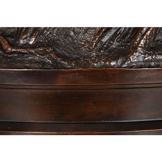 French Bronze Sculpture “La Fil De La Vierge” by Pierre-Emile Hebert Ca. 1880 For Sale - Image 14 of 18