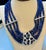 700Ct Sapphire Bead Necklace with cabochon & Diamond Center & Diamond Spacer 18K For Sale - Image 4 of 18