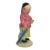 Brad Keeler Art Pottery Ceramic Figurine 601 Asian Boy in Robe With Fish 5025b For Sale