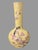 Antique Gilt Floral & Bird Decorated Hand Painted Art Glass 14" Vase For Sale - Image 6 of 6