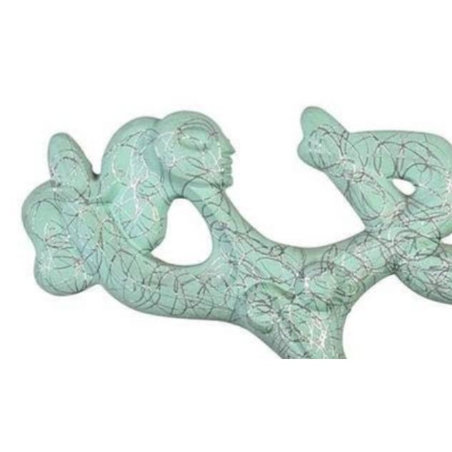 Frederick Weinberg (American, 20th century), mid century polychrome fiberglass sculpture, apparently unsigned, light...
