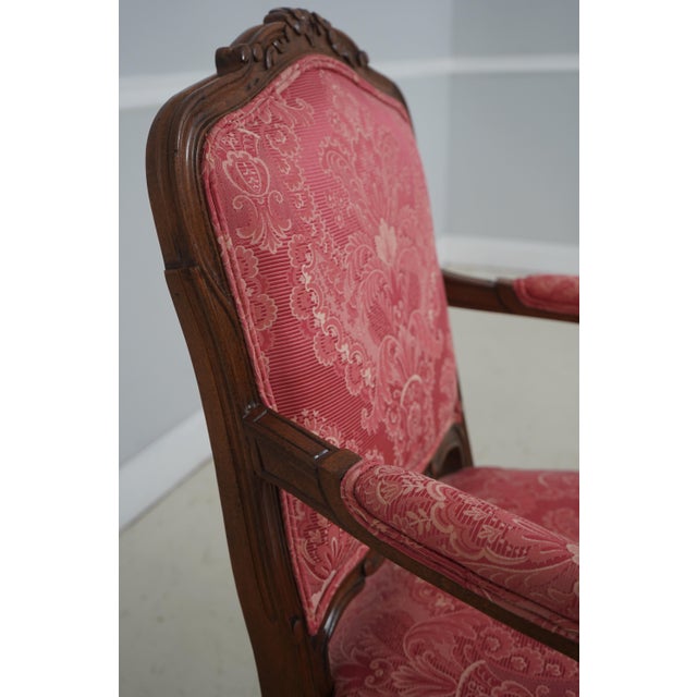 Set of 8 French Louis XV Upholstered Dining Chairs For Sale - Image 13 of 18