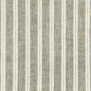 Schumacher Hillsborough Stripe Sheer Fabric in Natural
