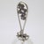 Vintage Italian Handmade Genuine Silver Bell With Decorated Glass and Silver Handle For Sale - Image 4 of 15