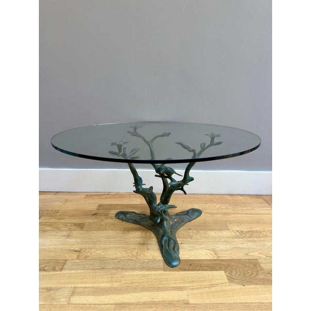 Vintage Bronze Verdigris Coffee Table by Willy Daro, 1970 For Sale - Image 8 of 16