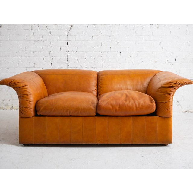 Mid-Century Modern Luigi Massoni for Poltrona Frau Leather Sofa For Sale - Image 3 of 13