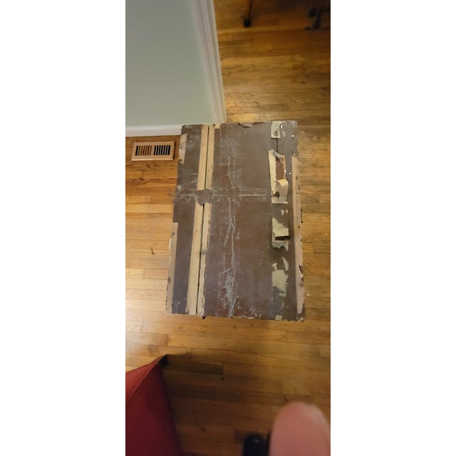 1930s Antique Japanese Tea Chest (Chabako) With Zinc-Lined Interior For Sale - Image 5 of 5