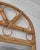 Coastal Vintage Coastal Modern Arched Rattan Wall Mirror For Sale - Image 3 of 5