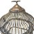 1900 Late Victorian Solid Bronze Wire Eastern Spire Birdcage With Pin Lock For Sale - Image 4 of 6