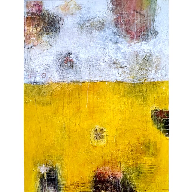 Song for Sunshine Abstract Expressionism Mixed Media Painting For Sale