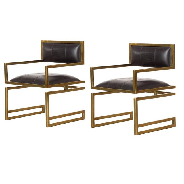 Black Leather Chairs A Pair Chairish