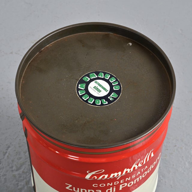Campbells Soup Can Stool by Dino Gavina for Ultramobile Simon, 1971 For Sale - Image 13 of 18