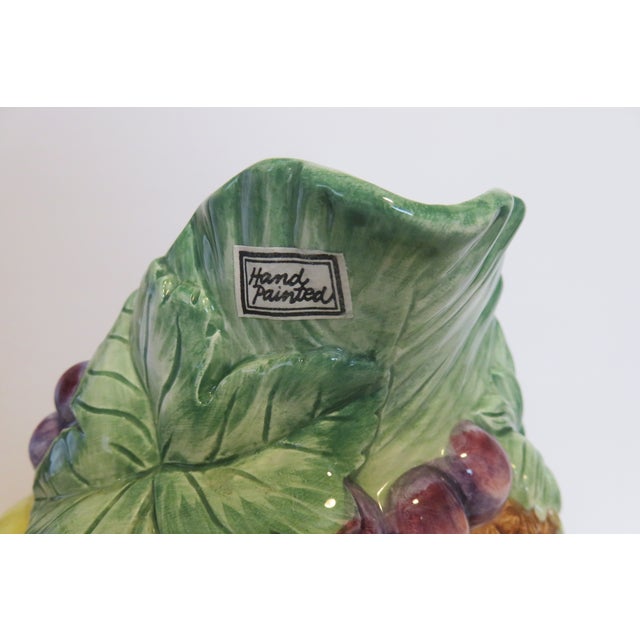 1980s Fitz & Floyd Calypso Various Tropical Fruits 1988 Festive Whimsical Discontinued For Sale - Image 5 of 13