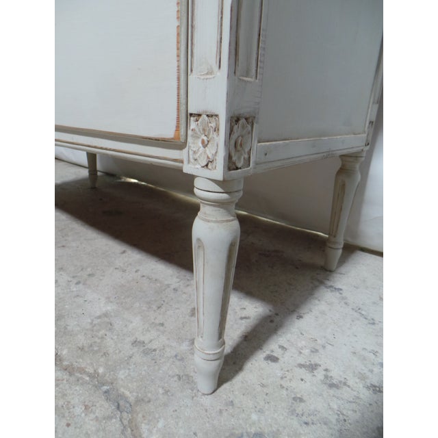 Swedish Gustavian Style 4 Drawer Chest of Drawers For Sale - Image 10 of 10