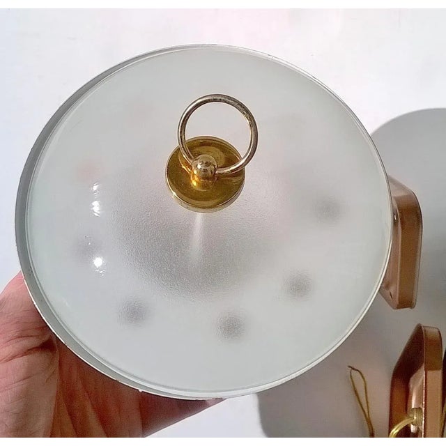 Italian Glass Sconces, 1960s, Set of 2 For Sale - Image 4 of 6