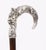 Antique Silver Fox and Hare Handled Walking Stick Cane, 19th Century For Sale - Image 12 of 18