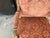 Burnt Orange William Switzer Cerused Carved Fruitwood French Louis XV Style Arm Chair For Sale - Image 8 of 14