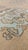Antique Oushak Carpet, Oriental Rug, Handmade Taupe, Ice Blue and Brown For Sale - Image 17 of 18