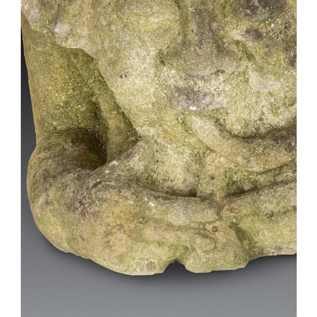 Early 19th Century Early 19th Century Carved Stone Model of a Piper, 1830s For Sale - Image 5 of 6