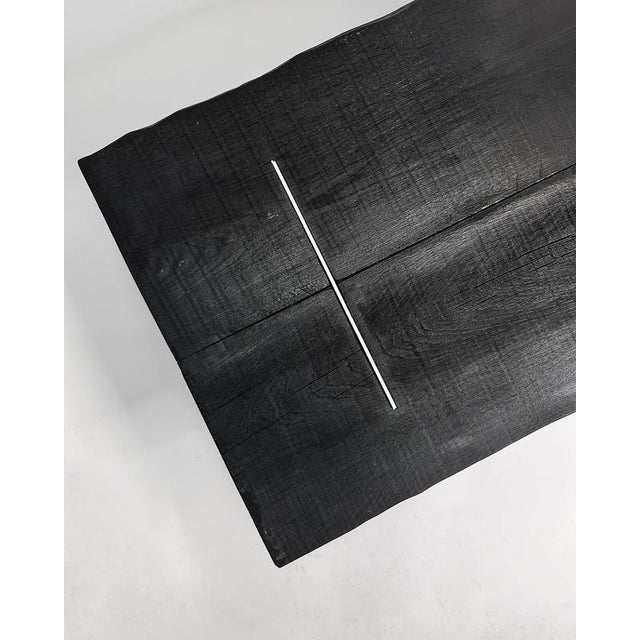 Not Yet Made - Made To Order Limited Edition Yakisugi Burnt Wood Coffee Table by Case Studios For Sale - Image 5 of 8