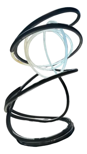 Mark Beattie, Tall Neon Spiral, 2023