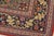 1990s Fine Qom Rug 3’9” X 5’2” Red Wool Traditional Hand-Knotted Oriental Carpet For Sale - Image 4 of 13