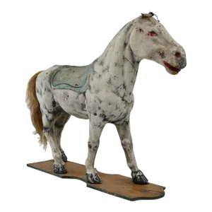 Early 20th Century French Wooden Horse