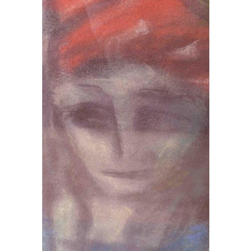 Ivan Jordel, Portrait, Crayon on Paper For Sale - Image 3 of 6