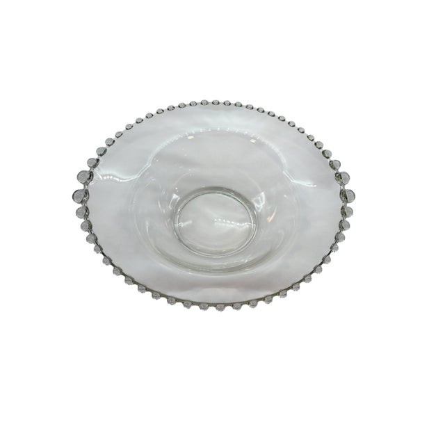 Glass Mid 20th Century Imperial Glass Candlewick Belled Bowl For Sale - Image 7 of 8