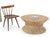 1970s Mid-Century Modern McGuire Round Wheat Bamboo Sheaf Base Coffee Table For Sale - Image 5 of 12