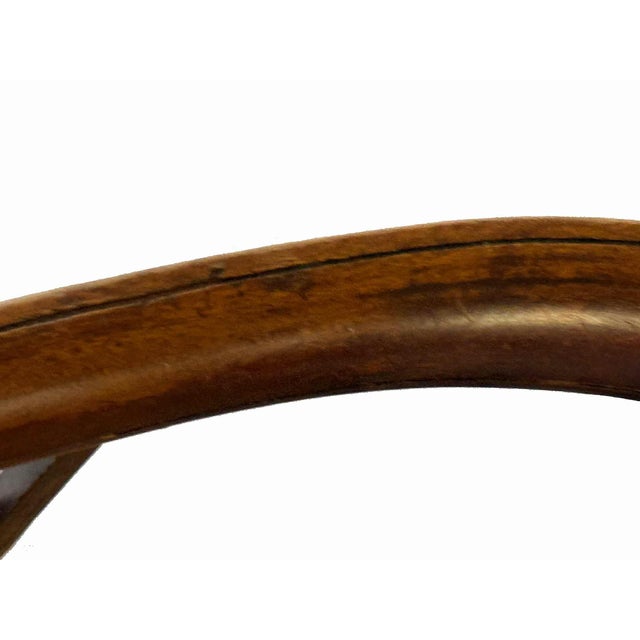 Wood Antique Edwardian Armchair For Sale - Image 7 of 14