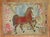 Antique Brown Horse 20th Century Pictorial Wool Decorative Rug For Sale - Image 16 of 18