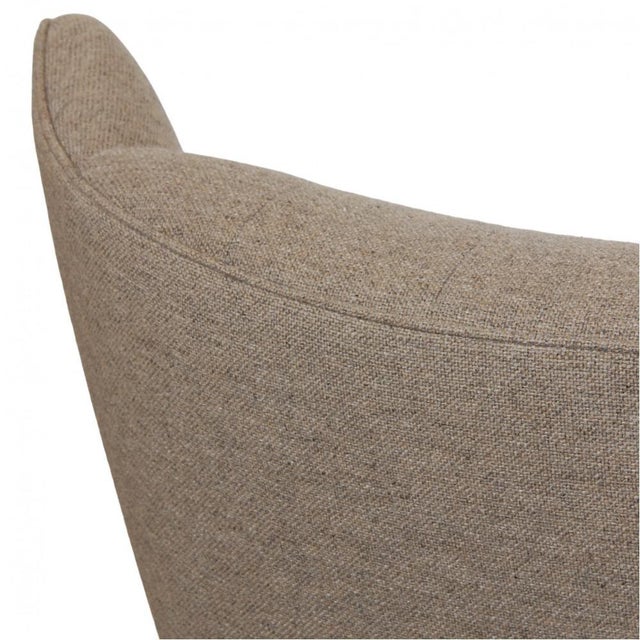 Textile Papa Bear Chair in Grey Hallingdal Fabric by Hans Wegner, 1980s For Sale - Image 7 of 18