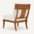 Teak Klismos Patio Lounge Chairs Set of 4 For Sale In San Diego - Image 6 of 6
