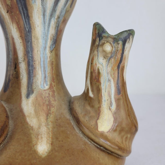 1920s Stoneware Vase by Alfred Lebret, 1920s For Sale - Image 5 of 9