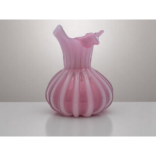 Murano Opaline Glass Vase from Seguso, 1960s For Sale - Image 12 of 12