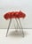 1960s Tripod Fluffy Stool on Chromed Steel Hairpin Legs, 1950s For Sale - Image 5 of 12