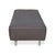 Textile Grata Ottoman in Grey Fabric For Sale - Image 7 of 8