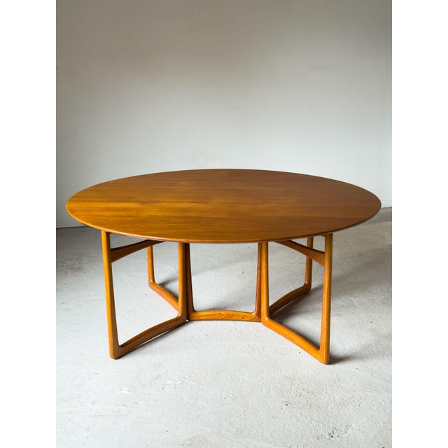1960s Teak Gateleg Dining Table by Peter Hvidt & Orla Mølgaard-Nielsen for France & Son., Denmark, 1960s For Sale - Image 5 of 18