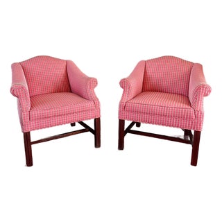 Mid 20th Century Pair of Small Lounge Chairs For Sale