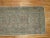 A 19th Century worn turkish runner with an all-over design on a gray field. Professionally Cleaned and able to endure...