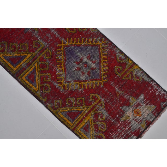1960s Small Anatolian Wool Carpet For Sale In Phoenix - Image 6 of 9