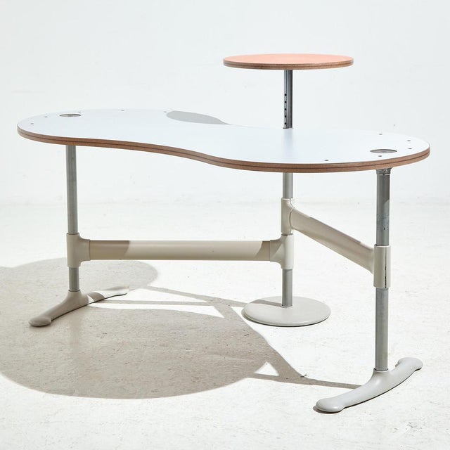 Iconic ‘Red Rocket’ desk on aluminum and plastic base with laminate top. Designed by Ayse Birsel in 2000 and produced by...