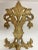 Mid 20th Century Vintage Mid Century Decorative Brass Sconces Pair of 2 For Sale - Image 5 of 9