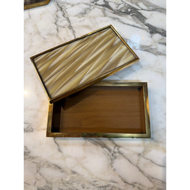 1970s Vintage Italian Mid-Century Luxury Box For Sale - Image 5 of 5