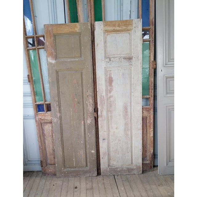 Antique Wooden Shutters, 1700s, Set of 2 For Sale - Image 9 of 10