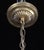 Mid 20th Century Art Nouveau Swirl Opal Glass Hanging Pendant Light For Sale - Image 10 of 10